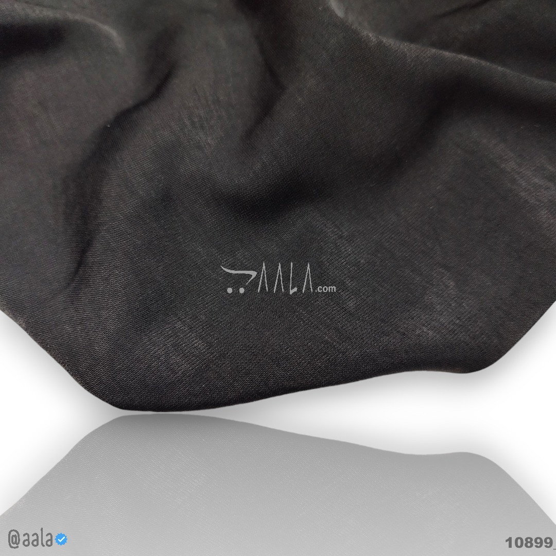Macaw Double-Georgette Blend 58-Inches BLACK Per-Metre 