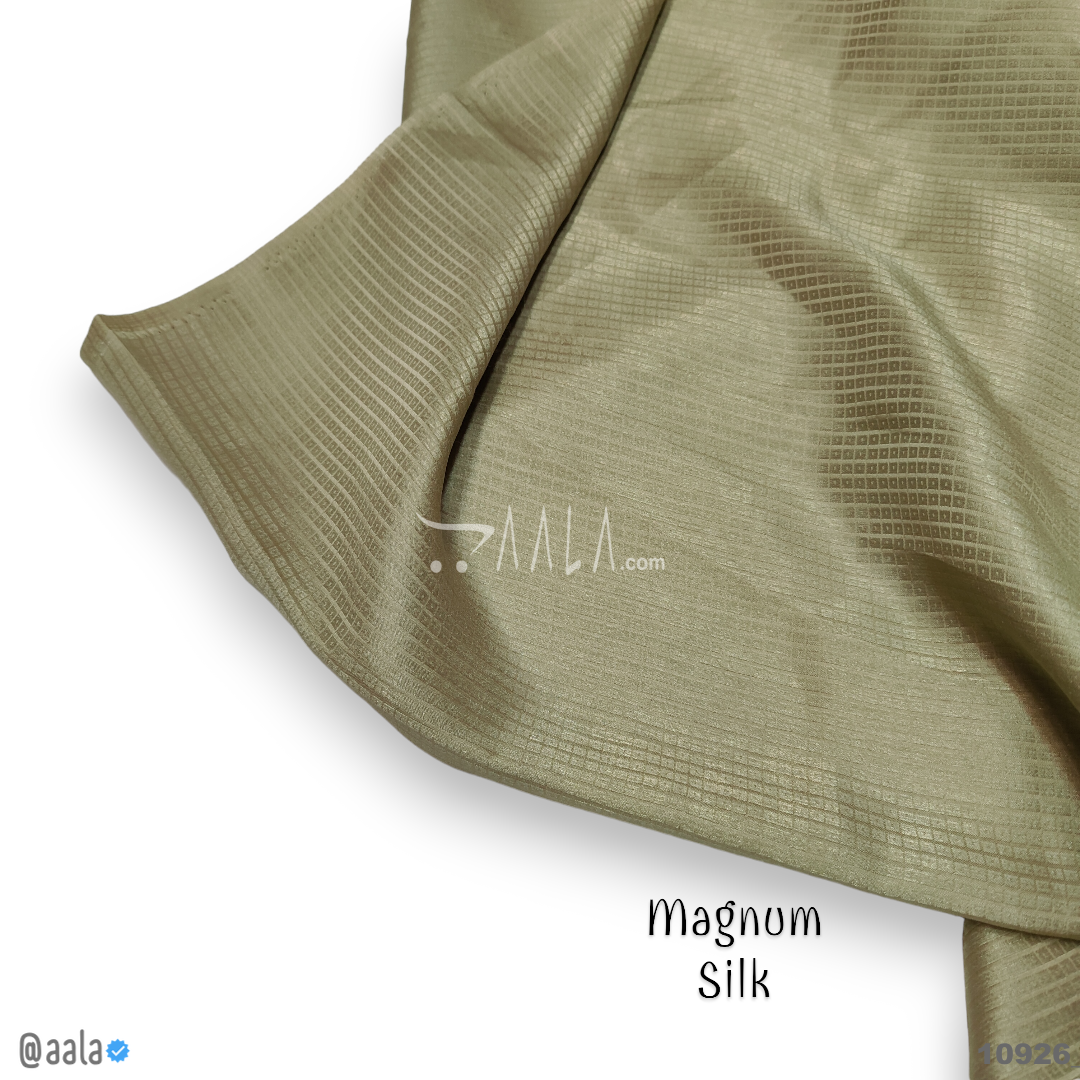 Magnum Silk Poly-ester 44-Inches GREEN Per-Metre #10926