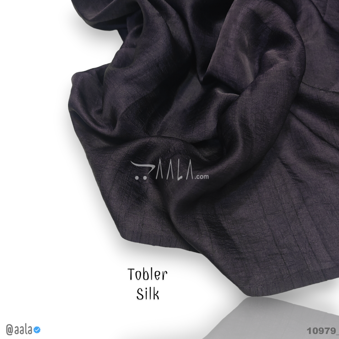 Tobler Silk Poly-ester 44-Inches PURPLE Per-Metre #10979