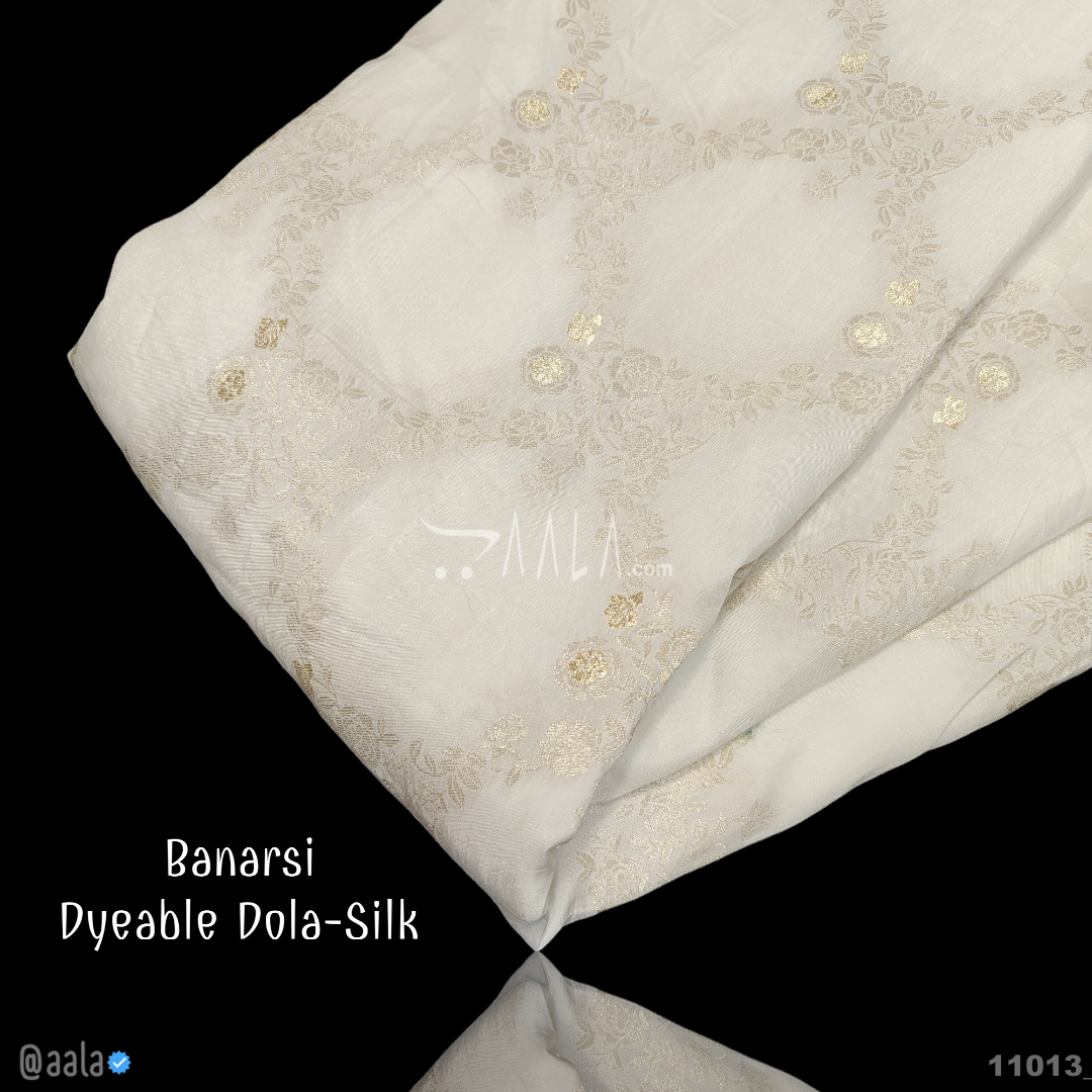 Banarsi-Upada Silk Viscose 44-Inches DYEABLE Per-Metre #11013