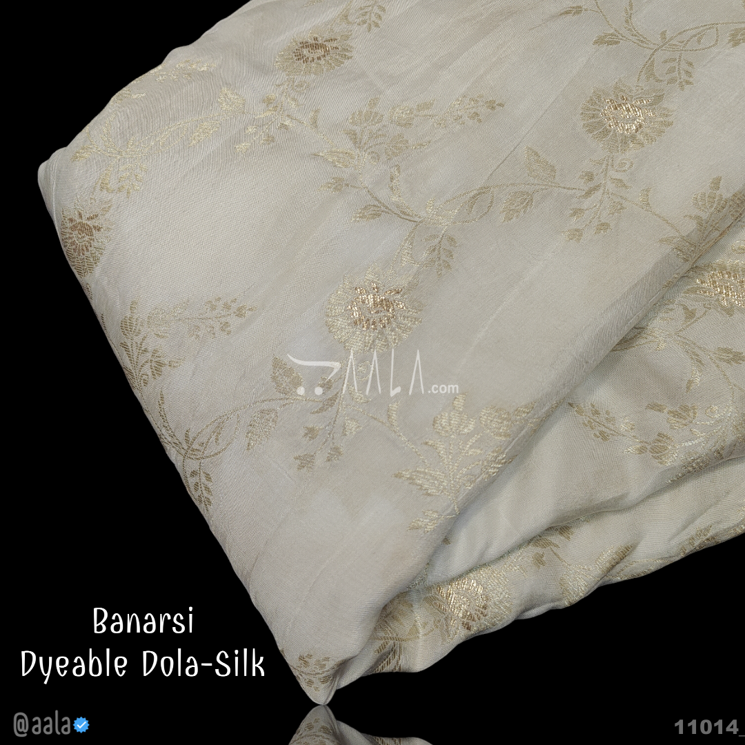 Banarsi-Upada Silk Viscose 44-Inches DYEABLE Per-Metre #11014