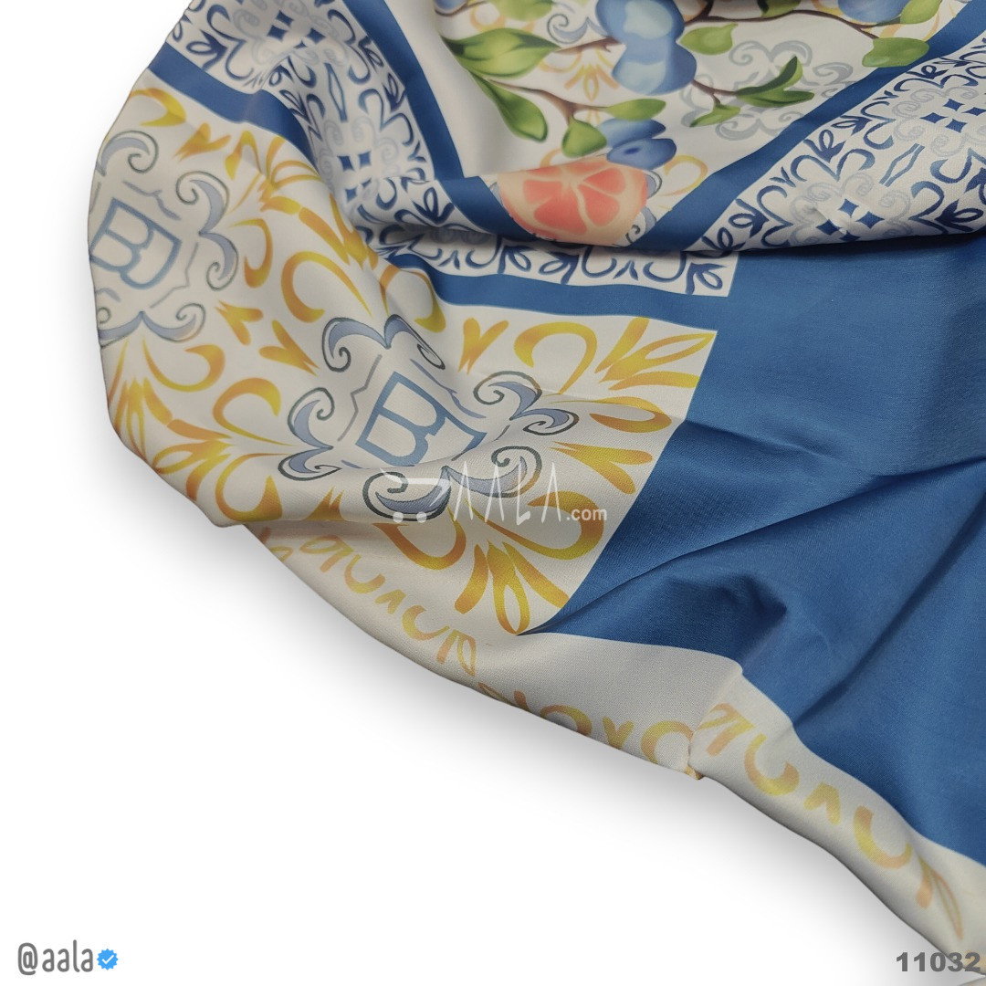 Printed Silk Blend 44-Inches PRINTED Per-Pc 