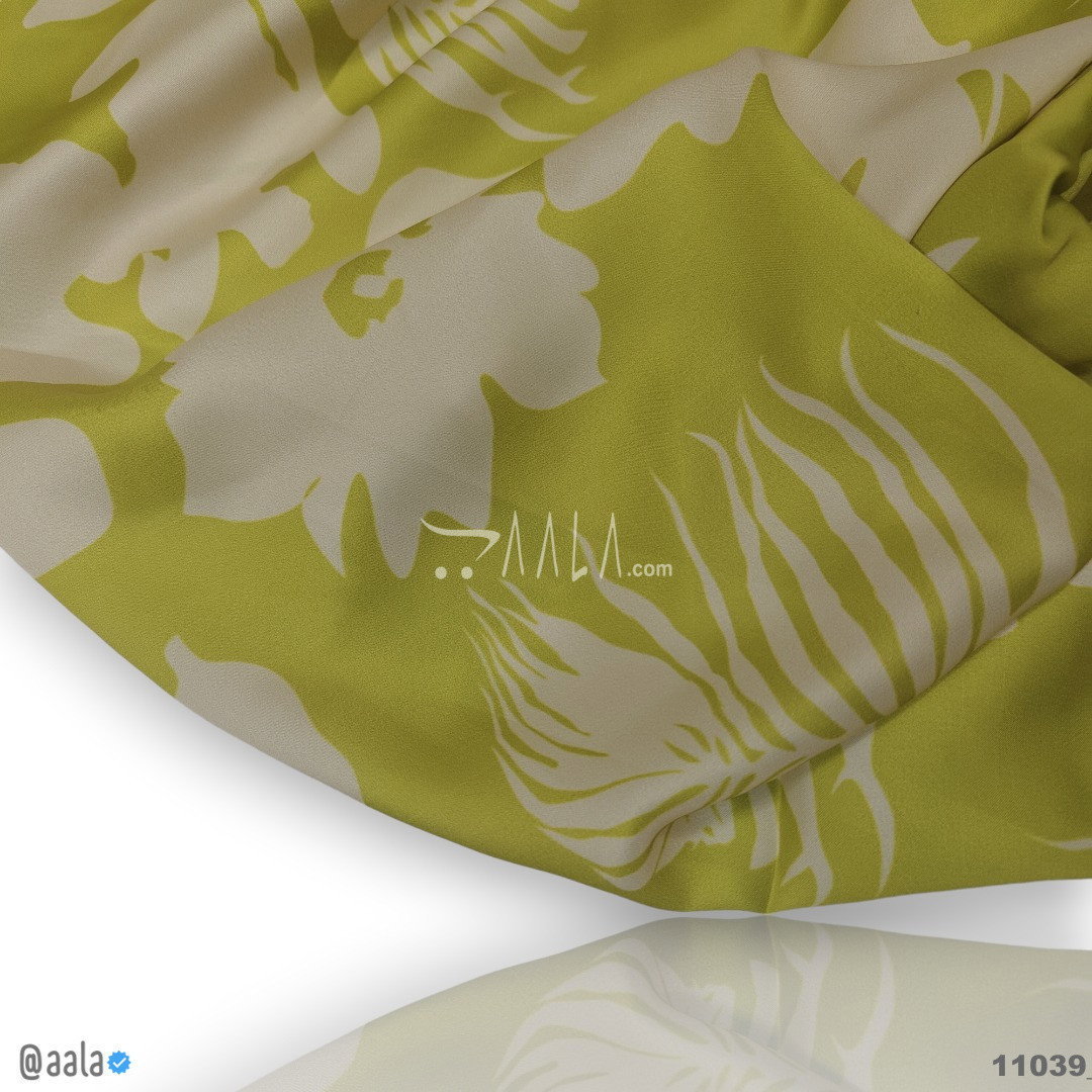 Printed Silk Blend 44-Inches PRINTED Per-Metre 