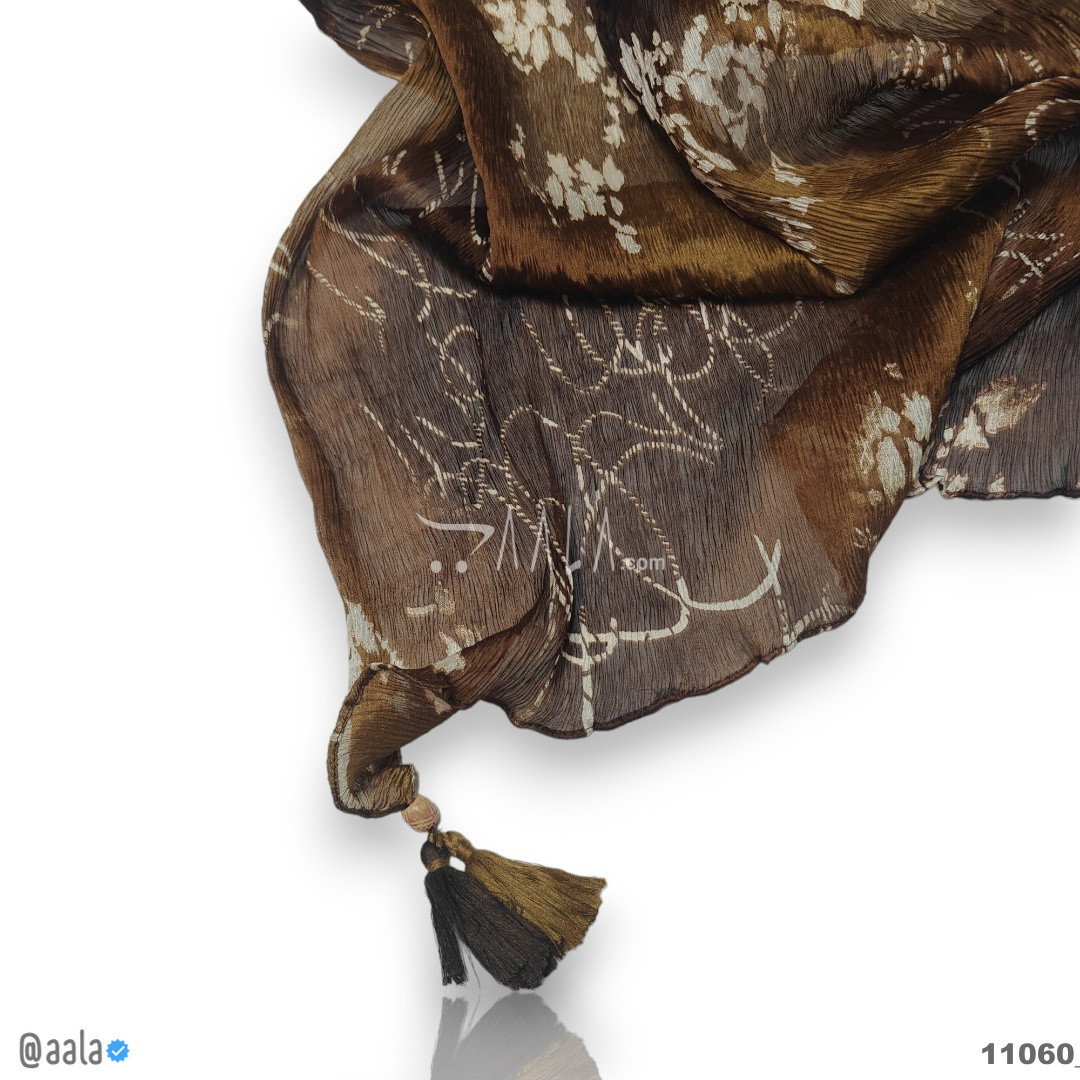 Printed Silk Blend Dupatta-20-Inches PRINTED 2.25-Metres 