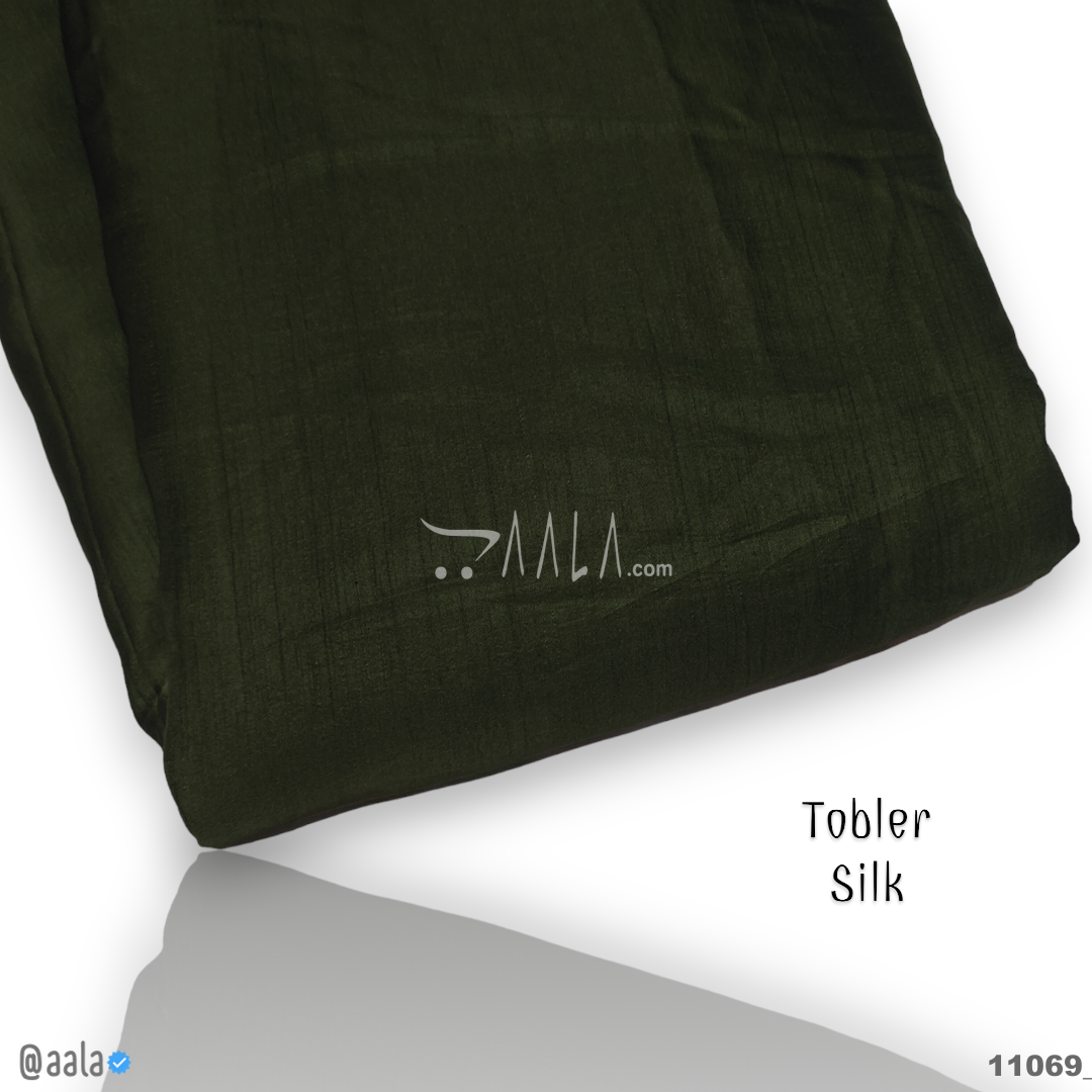 Tobler Silk Poly-ester 44-Inches GREEN Per-Metre #11069