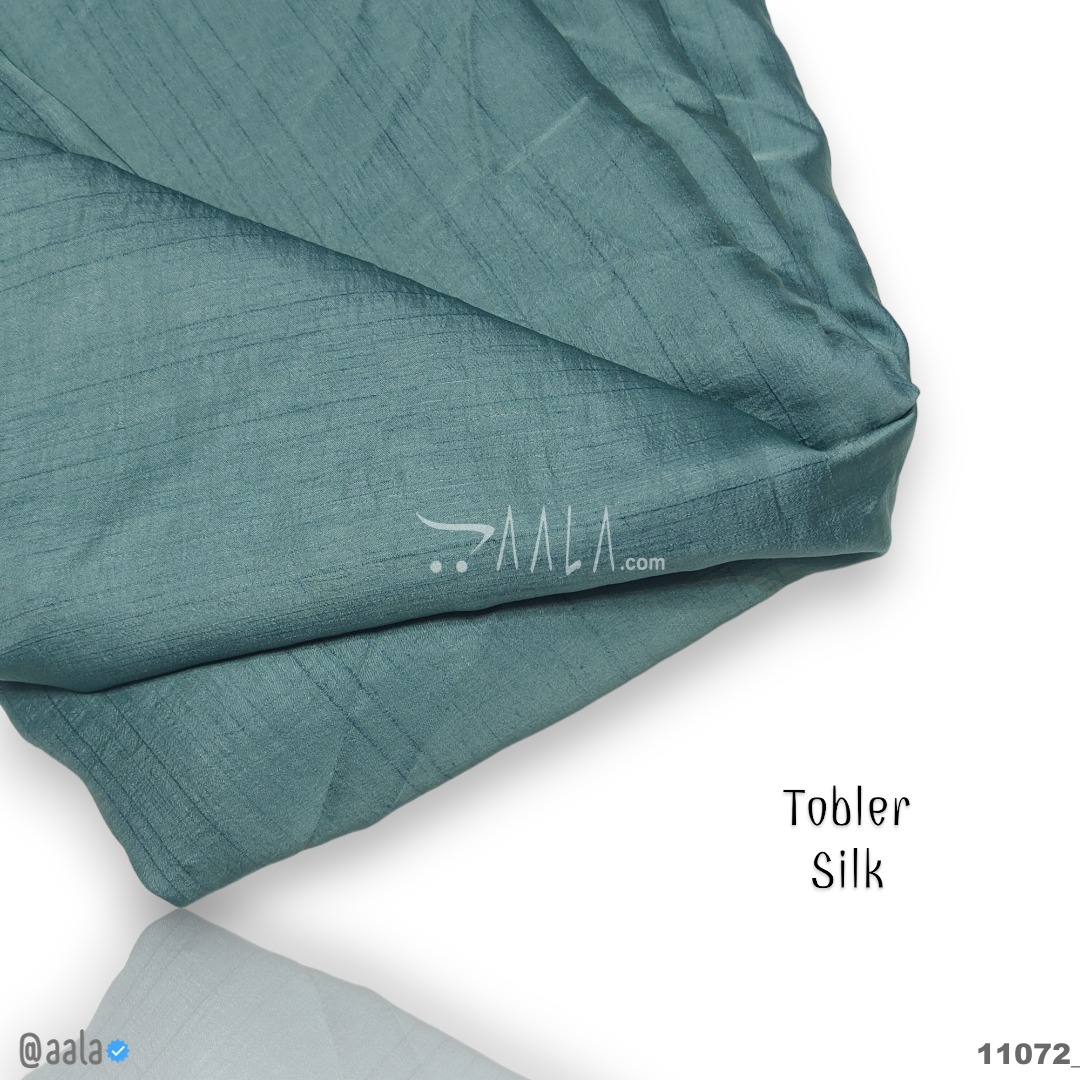 Tobler Silk Poly-ester 44-Inches GREEN Per-Metre #11072