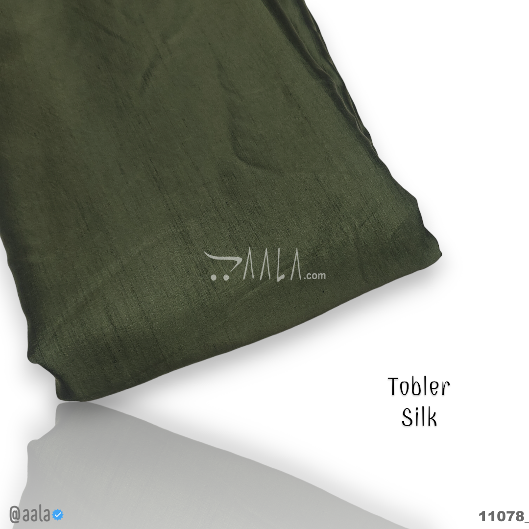 Tobler Silk Poly-ester 44-Inches GREEN Per-Metre #11078