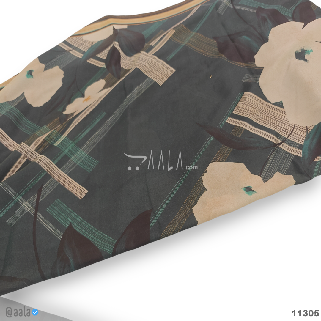 Printed Silk Blend 44-Inches PRINTED Per-Metre 