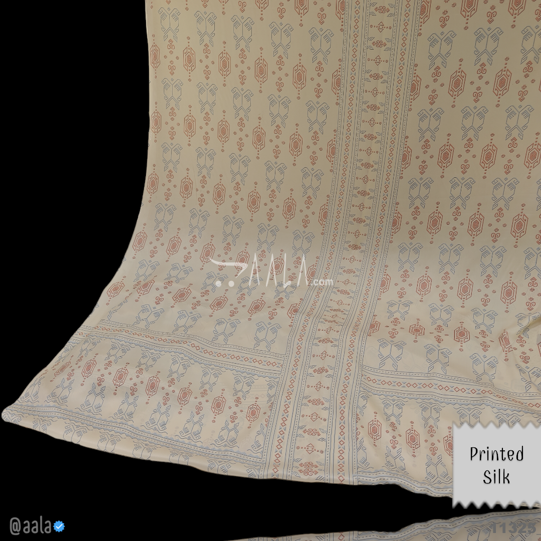 Printed Silk Blend 44-Inches PRINTED Per-Pc #11325