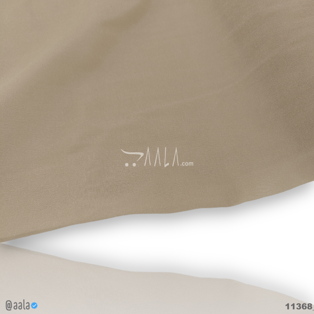 Shimmer Organza Blend 44-Inches BISCUIT Per-Metre 