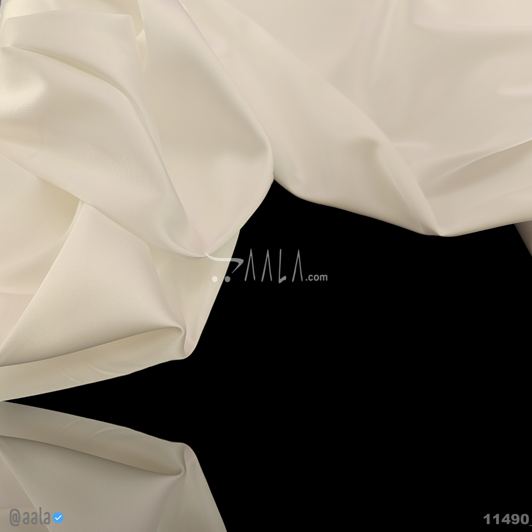 Zara-V2 Silk Blend 58-Inches WHITE Per-Metre 