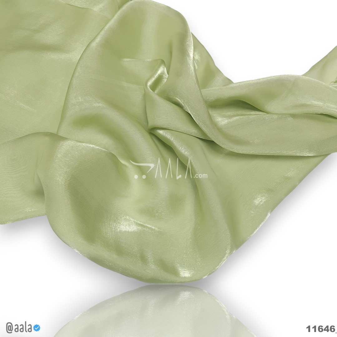 Choux Organza Blend 58-Inches GREEN Per-Metre 