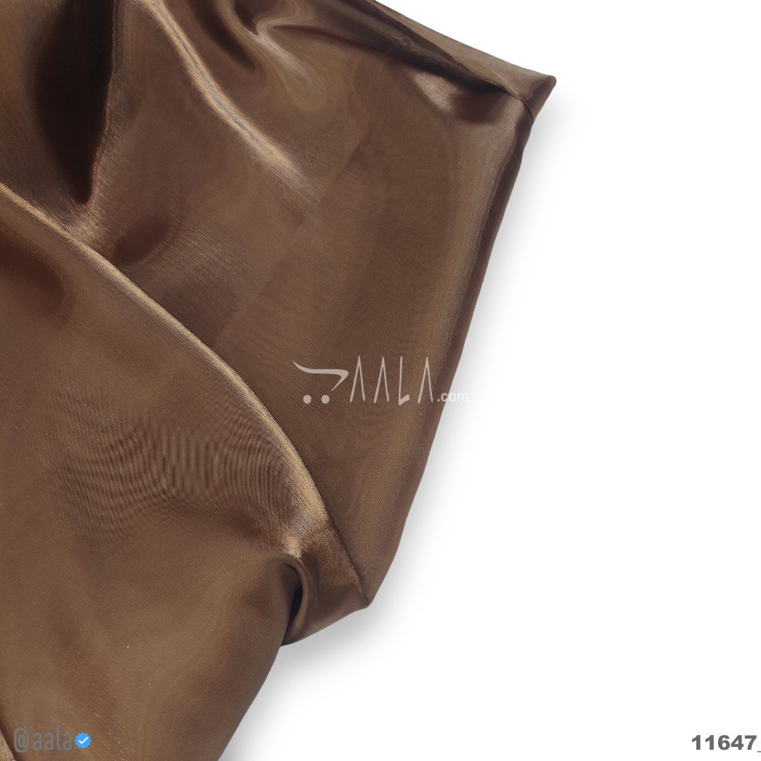 Choux Organza Blend 58-Inches BROWN Per-Metre 