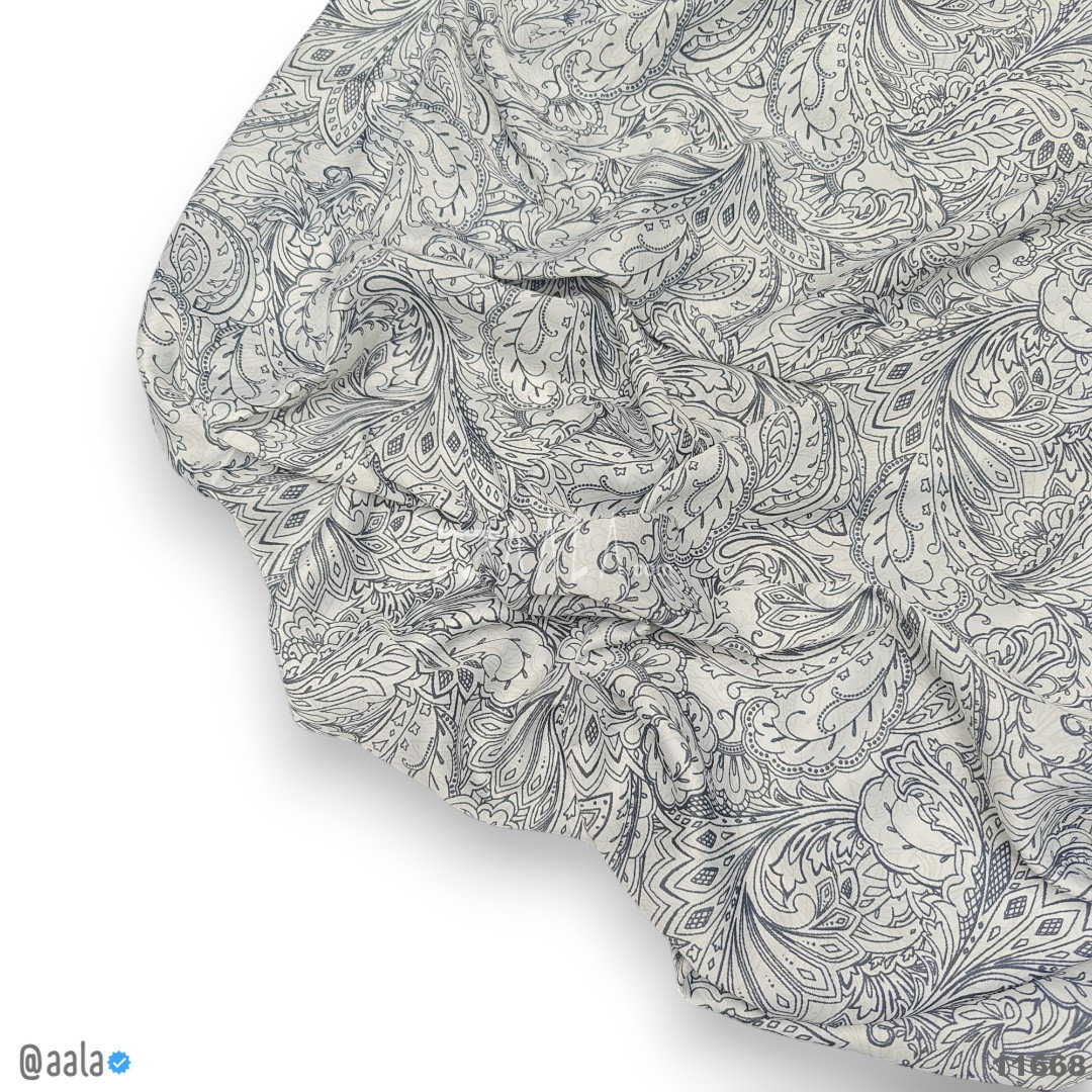 Printed Silk Blend 44-Inches PRINTED Per-Metre 