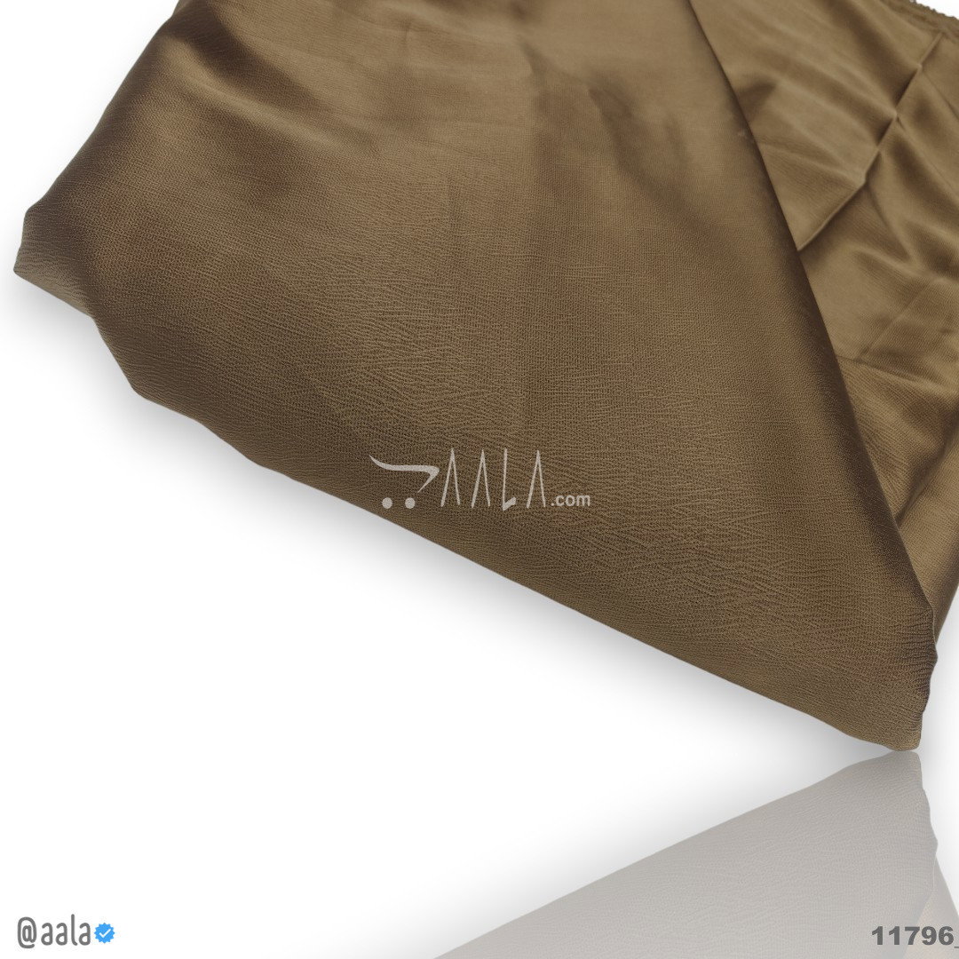 Adana Silk Blend 58-Inches BROWN Per-Metre 
