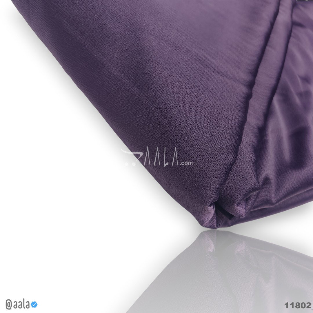 Adana Silk Blend 58-Inches PURPLE Per-Metre 
