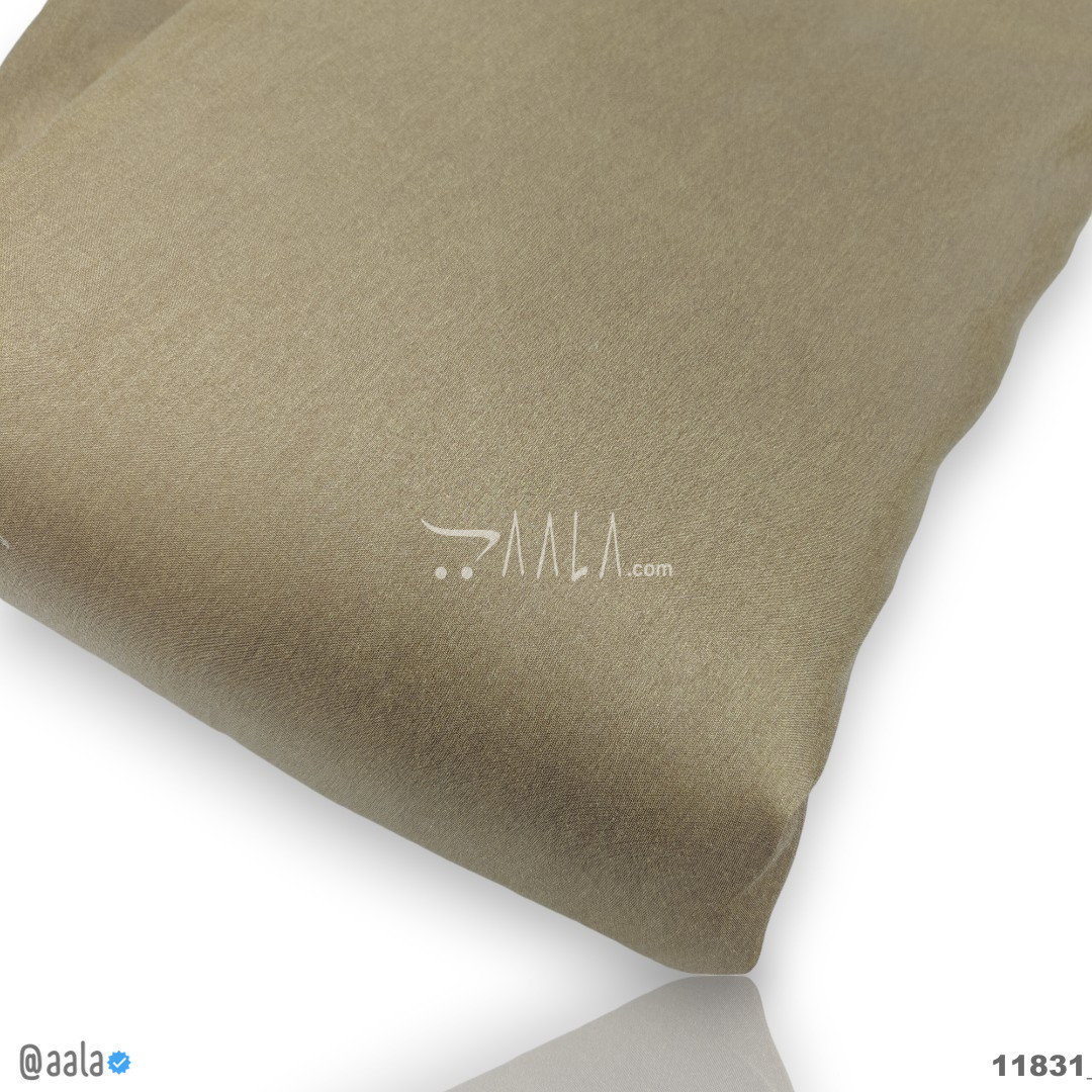 Mazelo Silk Blend 44-Inches BISCUIT Per-Metre 