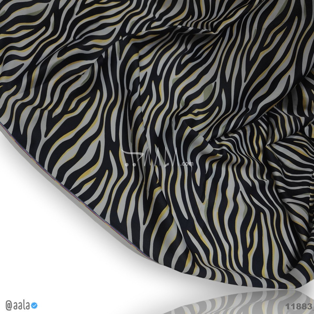 Printed Silk Blend 44-Inches PRINTED Per-Metre 