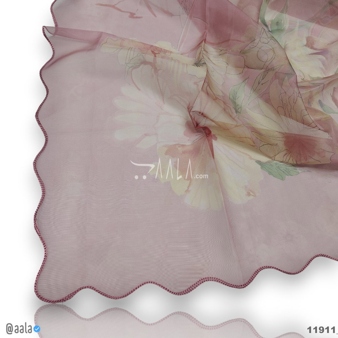 Printed Organza Blend Dupatta-32-Inches PRINTED 2.25-Metres 