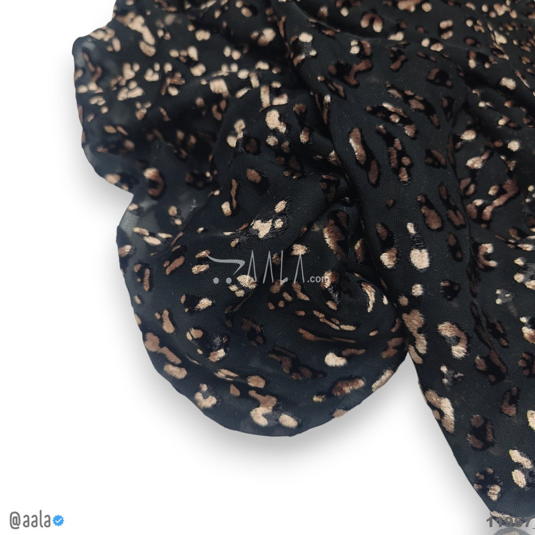 Printed-Brasso Velvet Blend 44-Inches PRINTED Per-Metre 
