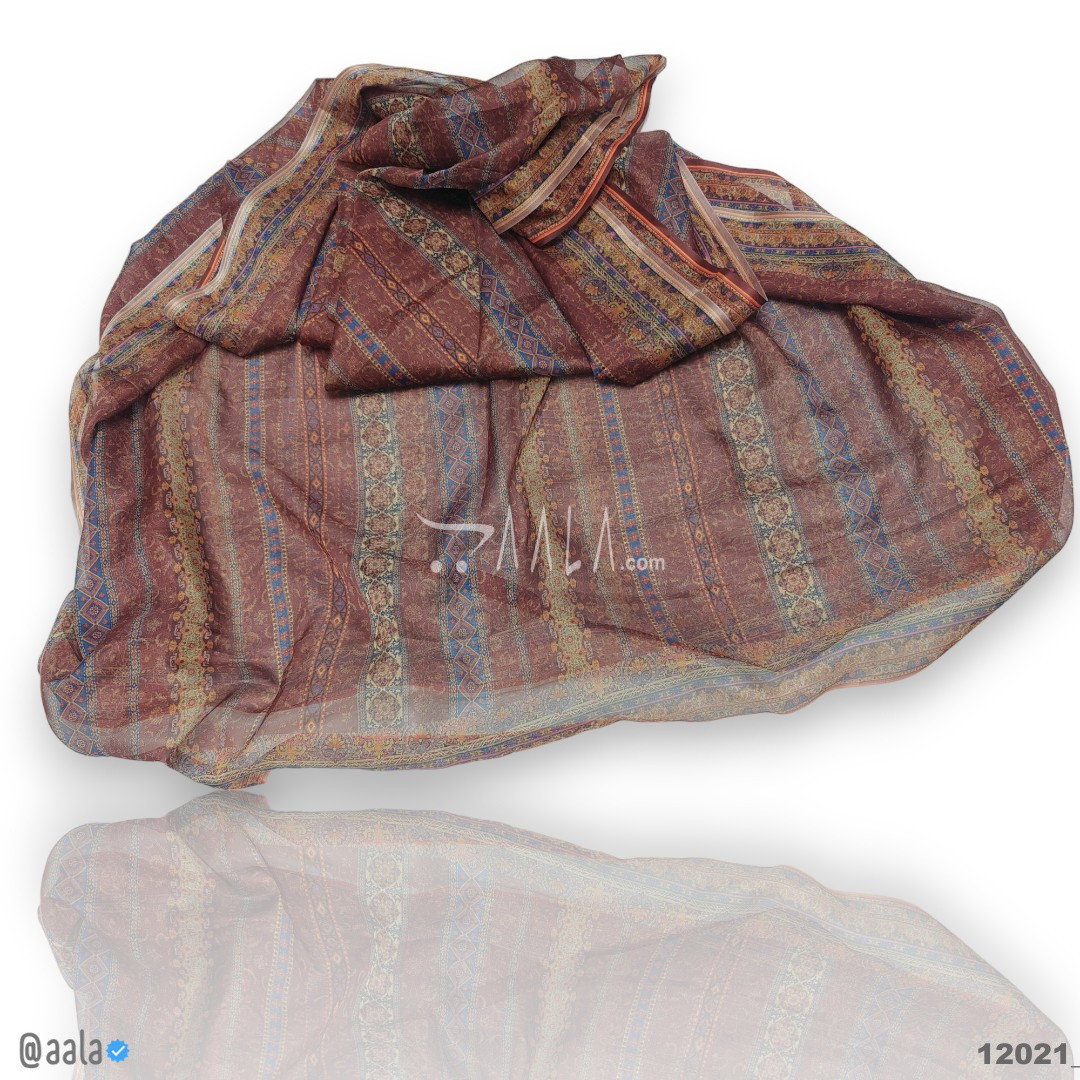 Printed-Tabby Organza Blend Dupatta-32-Inches PRINTED 2.25-Metres 