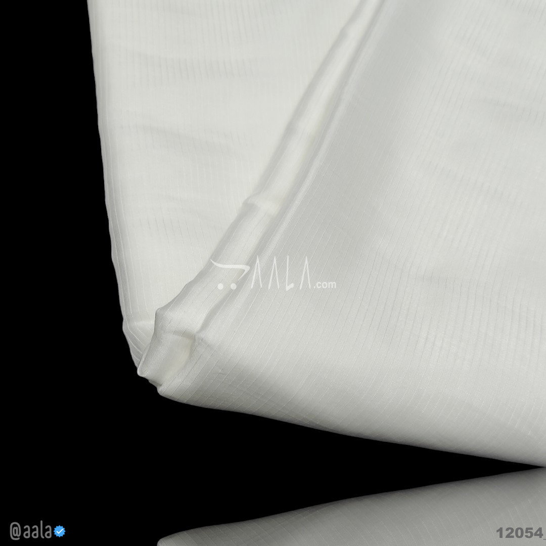 Tabby-Muslin-Stripes Cotton Nylon 44-Inches DYEABLE Per-Metre 