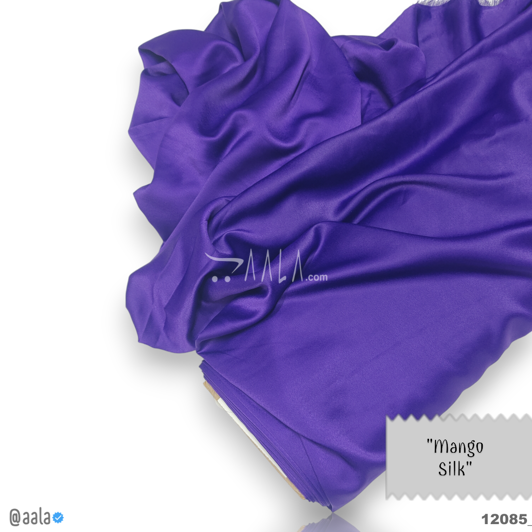 Mango Silk Blend 58-Inches PURPLE Per-Metre #12085
