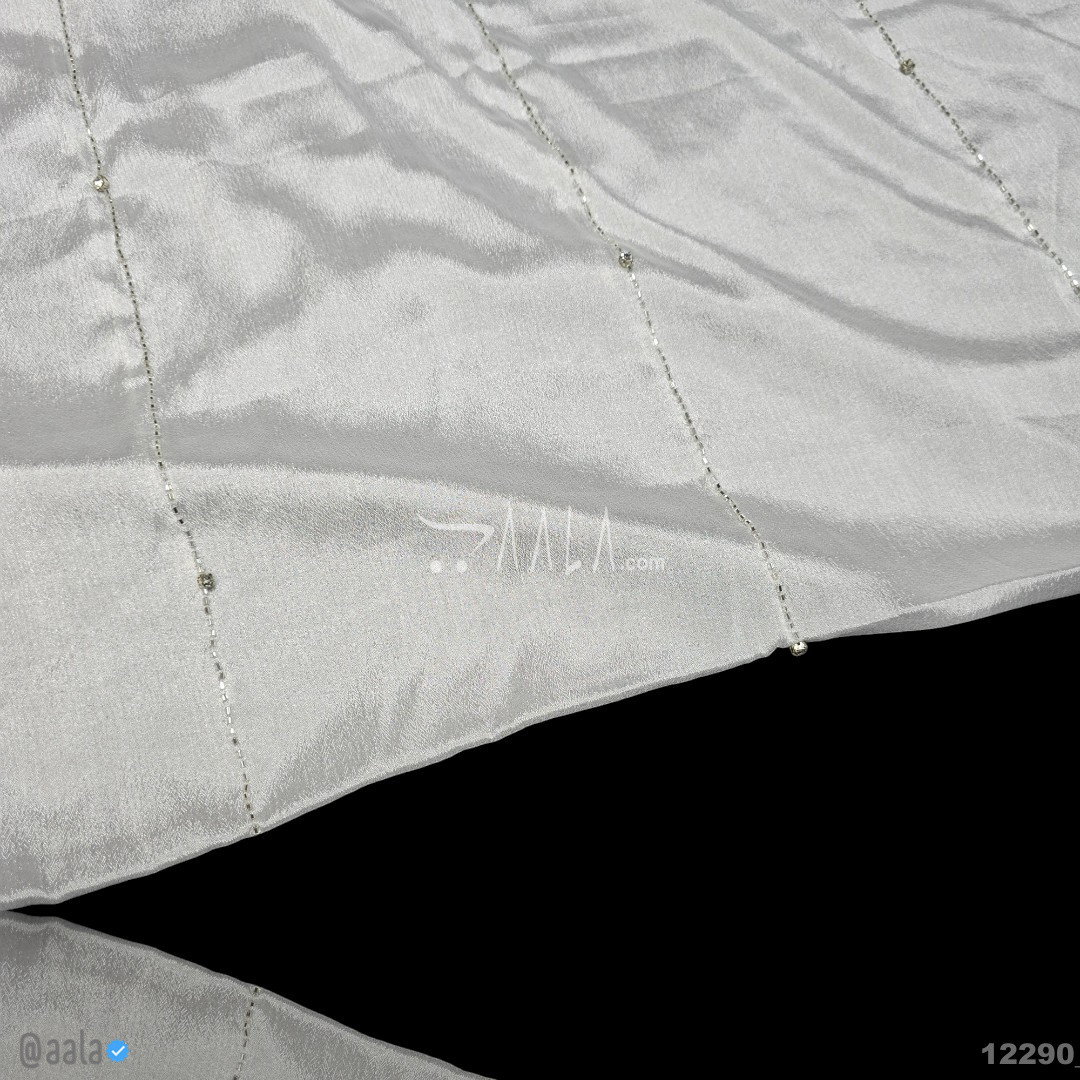 Handwork Chinon Nylon Dupatta-36-Inches DYEABLE 2.25-Metres 