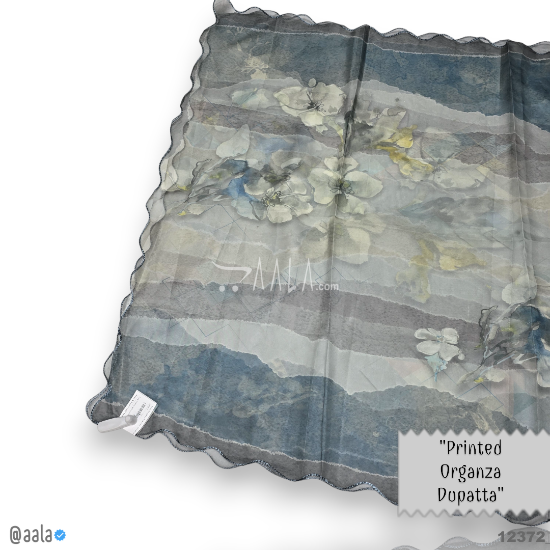 Printed Organza Blend Dupatta-32-Inches PRINTED 2.25-Metres 