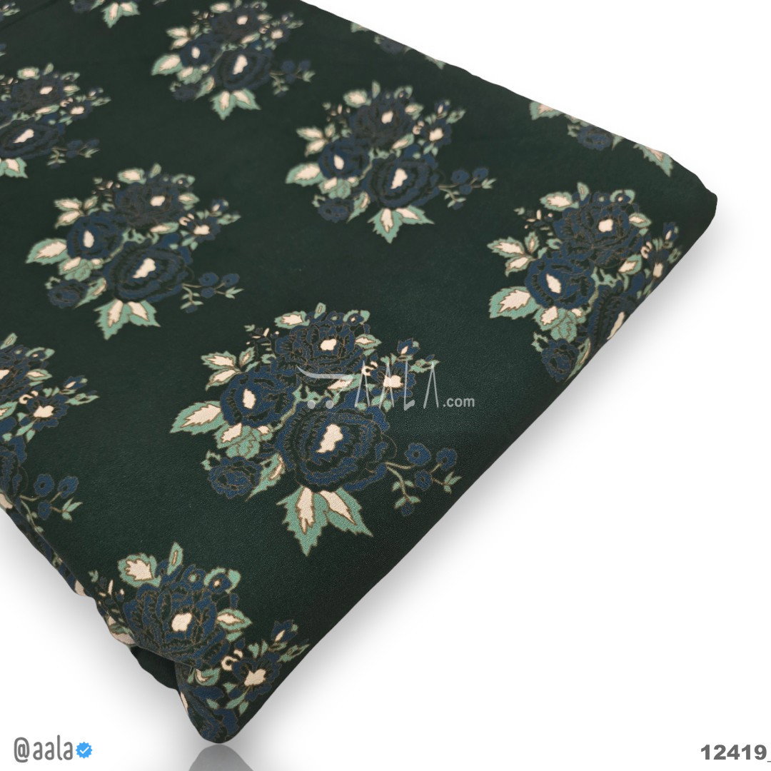 Printed-Silk Crepe Blend 44-Inches PRINTED Per-Metre 