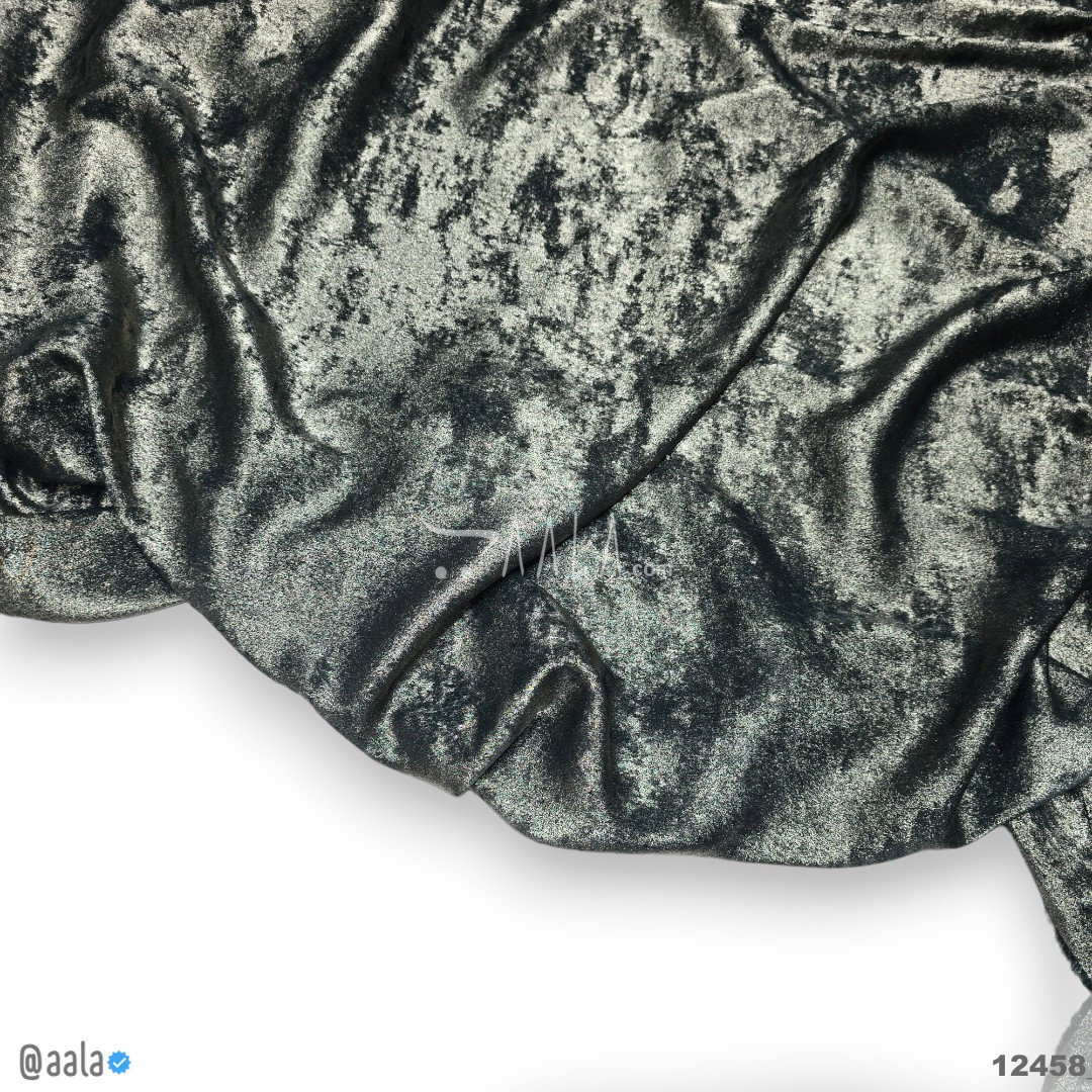 Dove-Shimmer Velvet Blend 58-Inches GREEN Per-Metre 