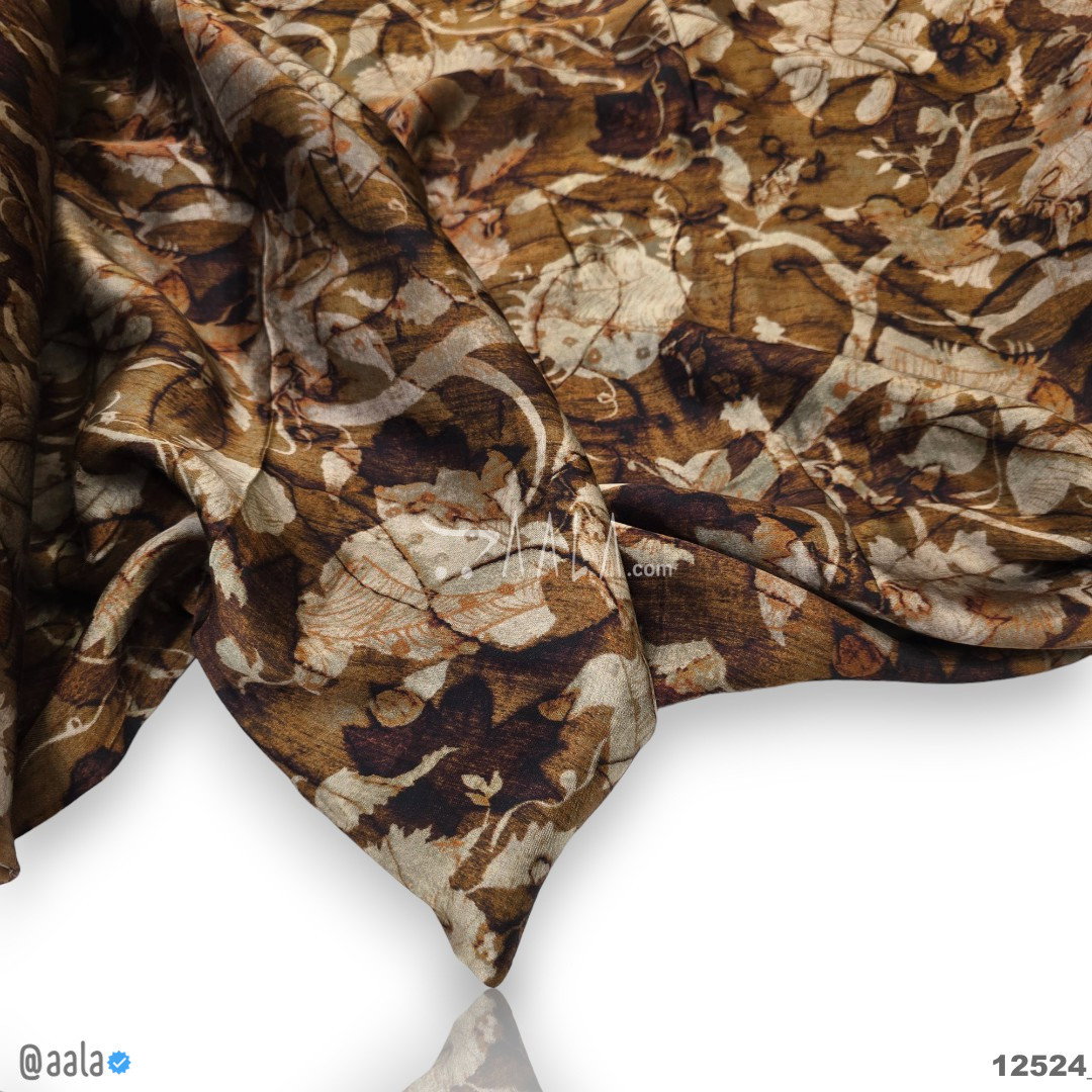 Printed-Modal Silk Viscose 44-Inches PRINTED Per-Metre 