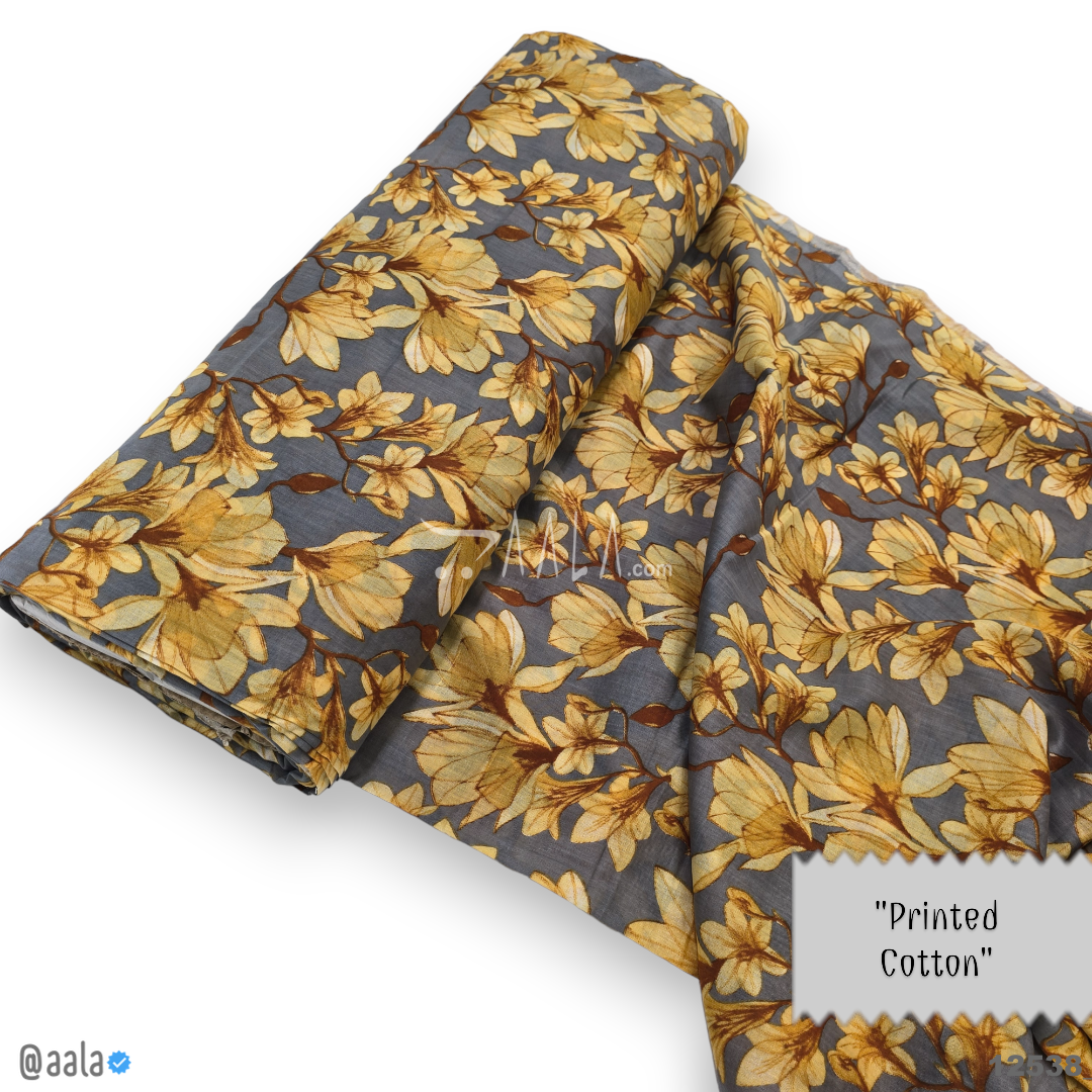 Printed Cotton Cotton 44-Inches PRINTED Per-Metre #12538