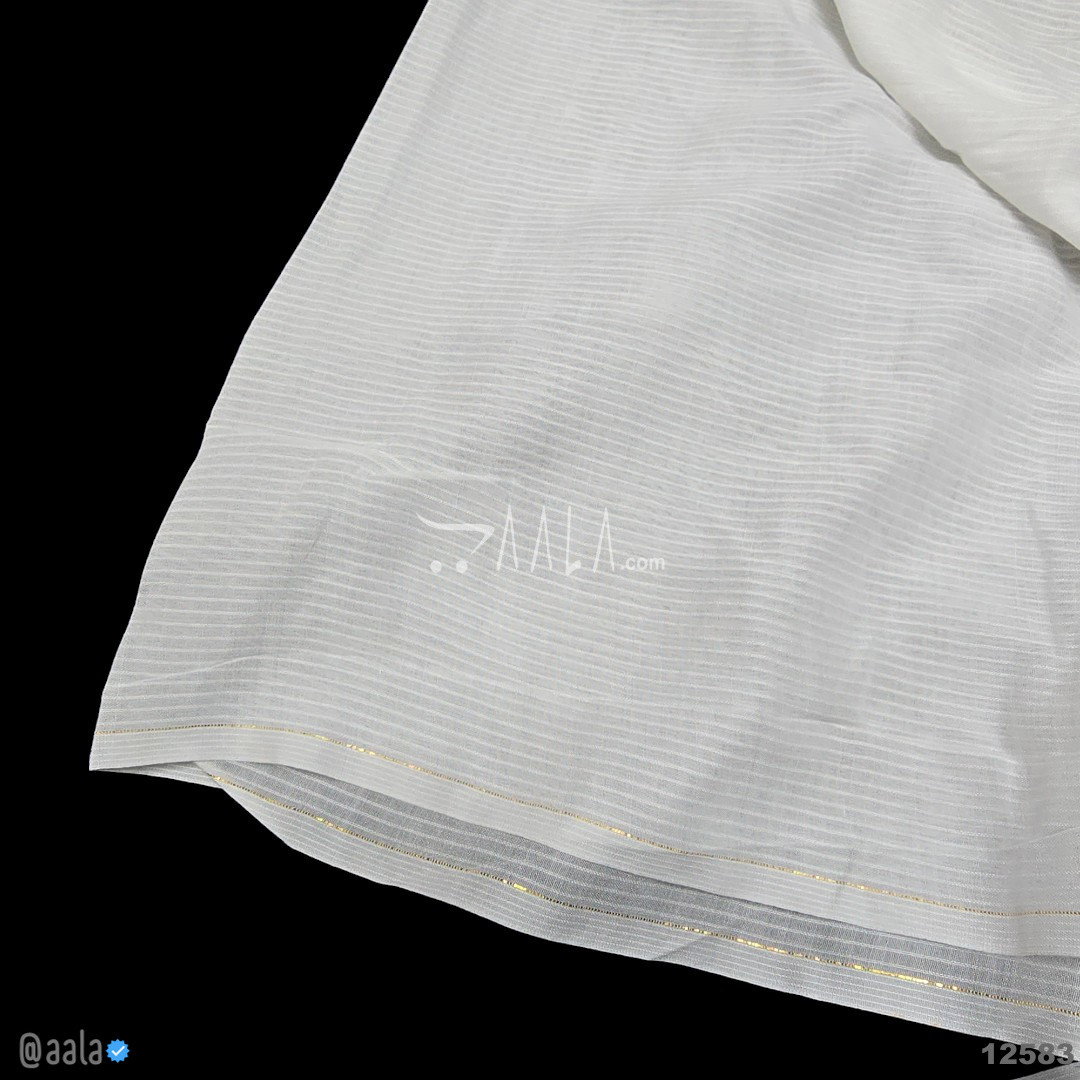 Line Cotton Cotton 44-Inches DYEABLE Per-Metre 