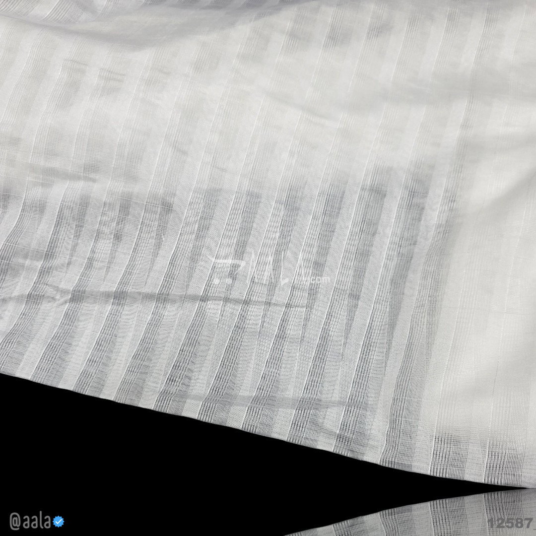 Slub-Jute Cotton Cotton 44-Inches DYEABLE Per-Metre 