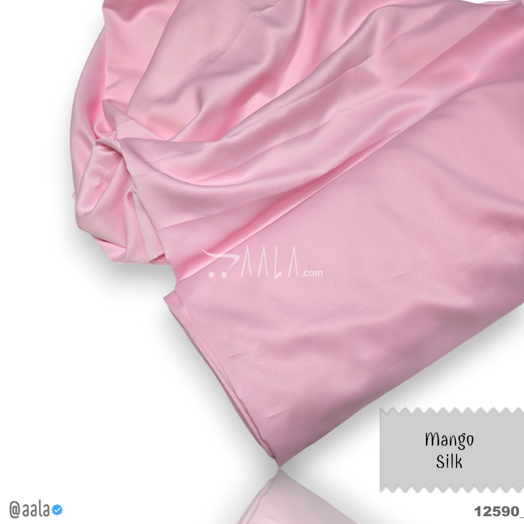 Mango Silk Blend 58-Inches PINK Per-Metre #12590