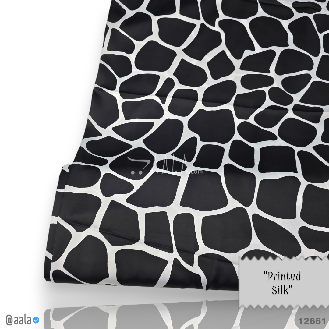 Printed Silk Blend 44-Inches PRINTED Per-Pc #12661