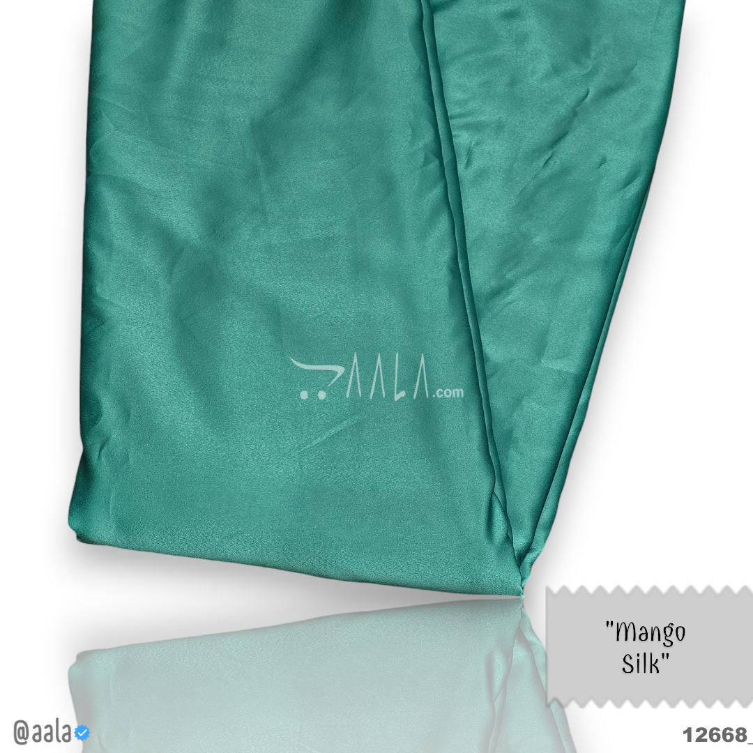 Mango Silk Blend 58-Inches GREEN Per-Metre 