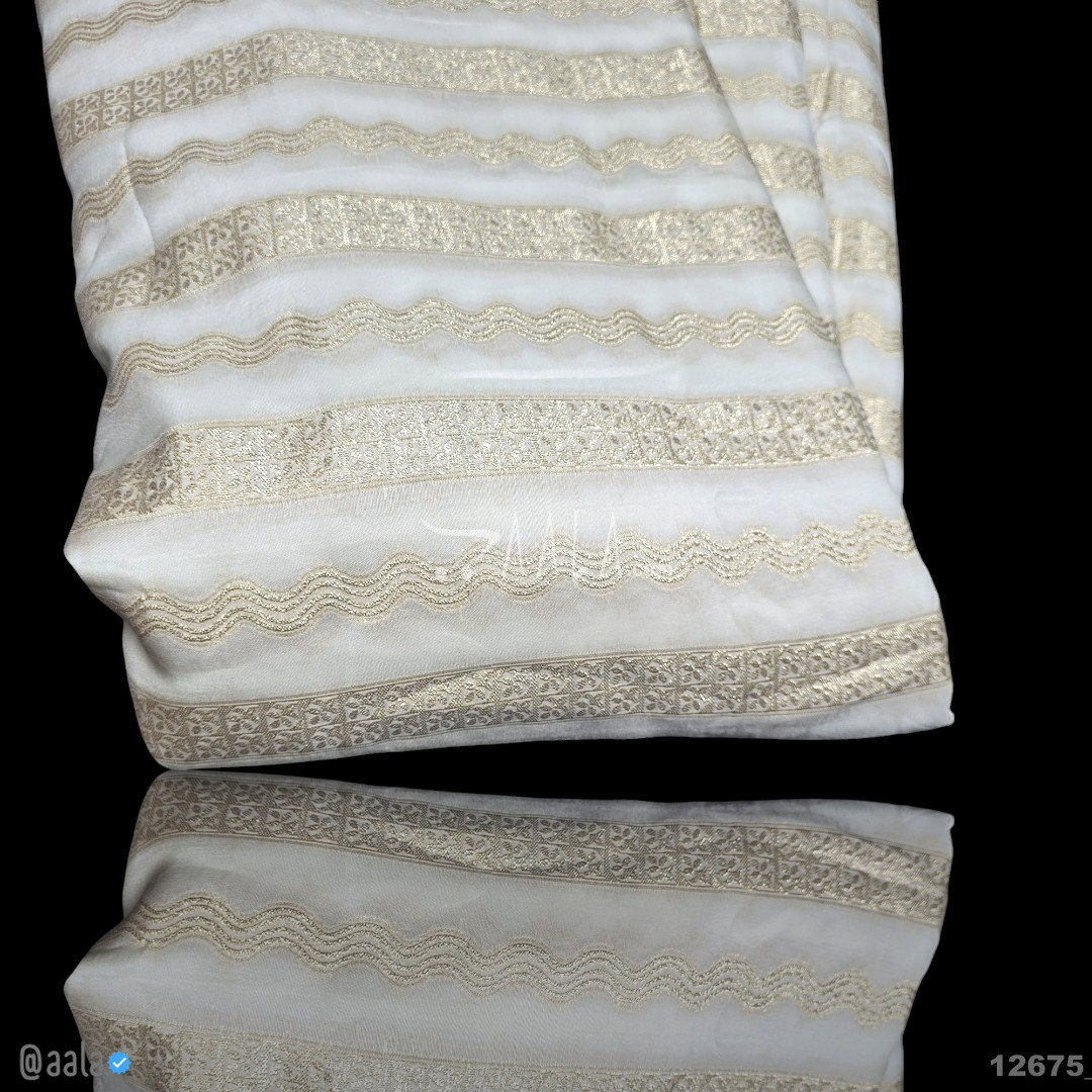 Banarsi-Dola Silk Viscose 44-Inches DYEABLE Per-Metre 