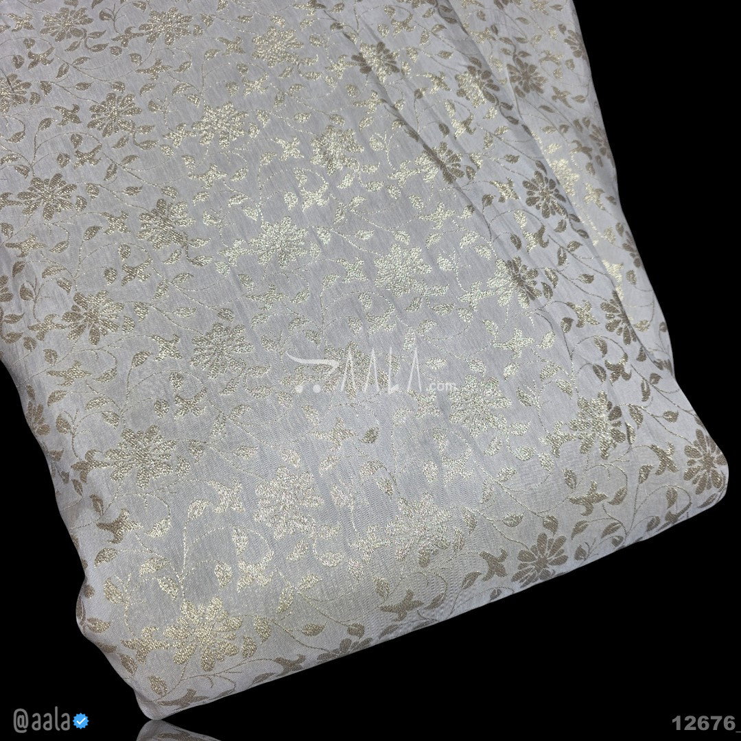 Banarsi-Dola Silk Viscose 44-Inches DYEABLE Per-Metre 