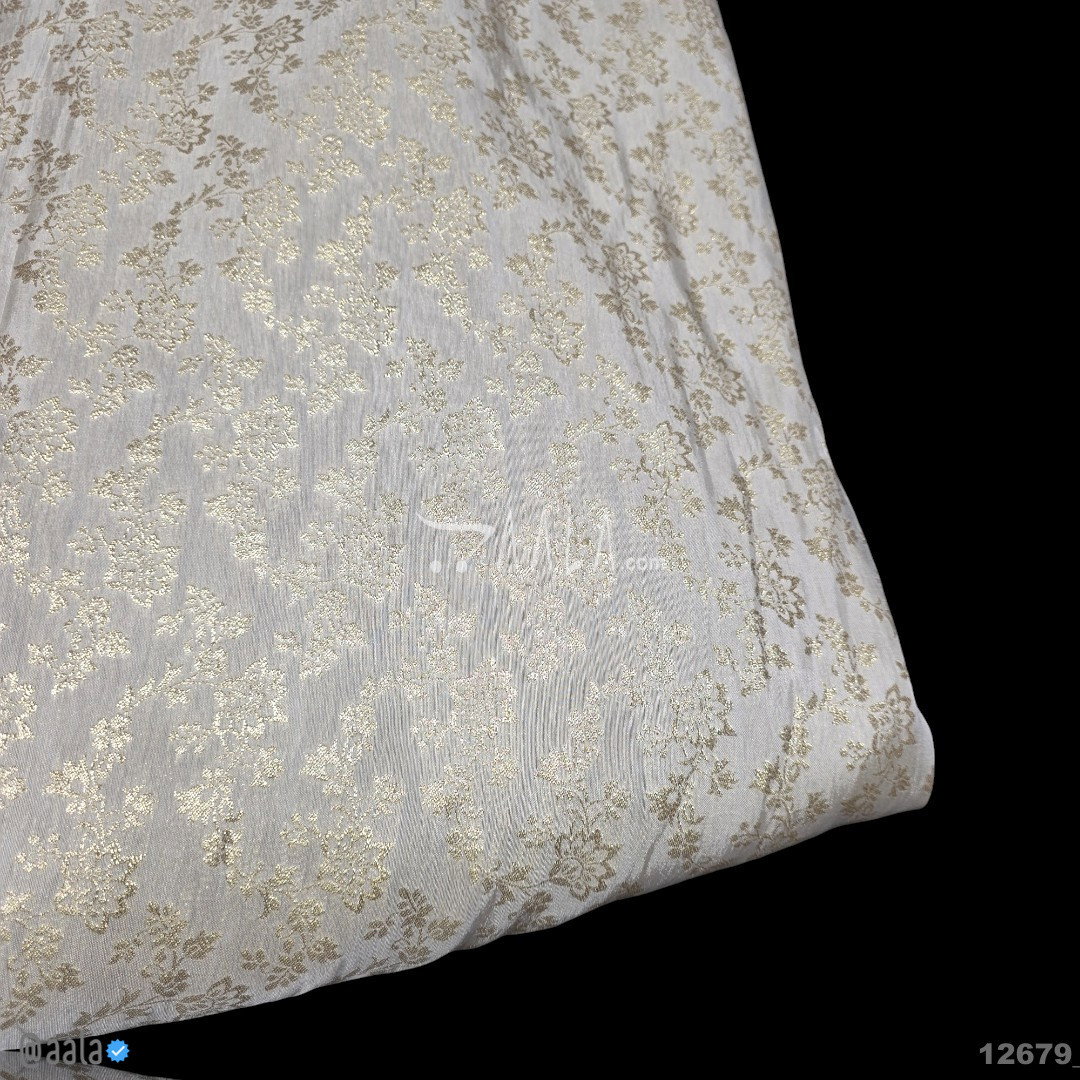 Banarsi-Dola Silk Viscose 44-Inches DYEABLE Per-Metre 