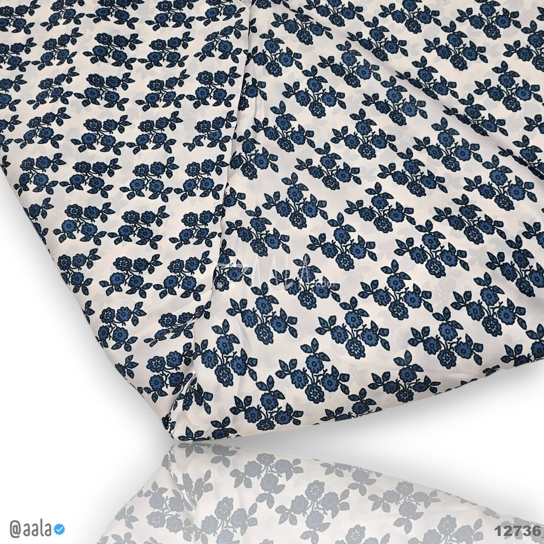 Printed Silk Blend 44-Inches PRINTED Per-Metre 
