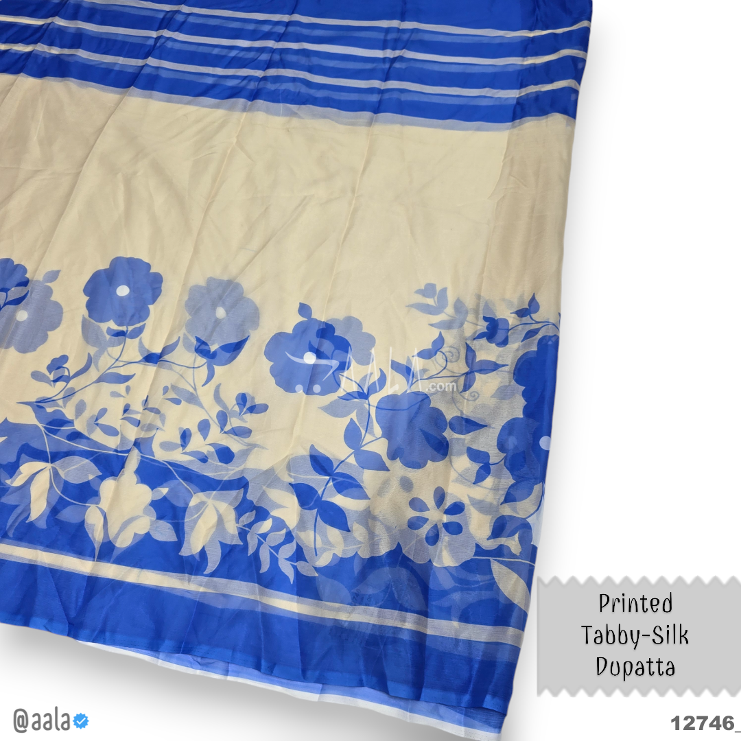 Printed-Tabby Chiffon Blend Dupatta-32-Inches PRINTED 2.25-Metres 