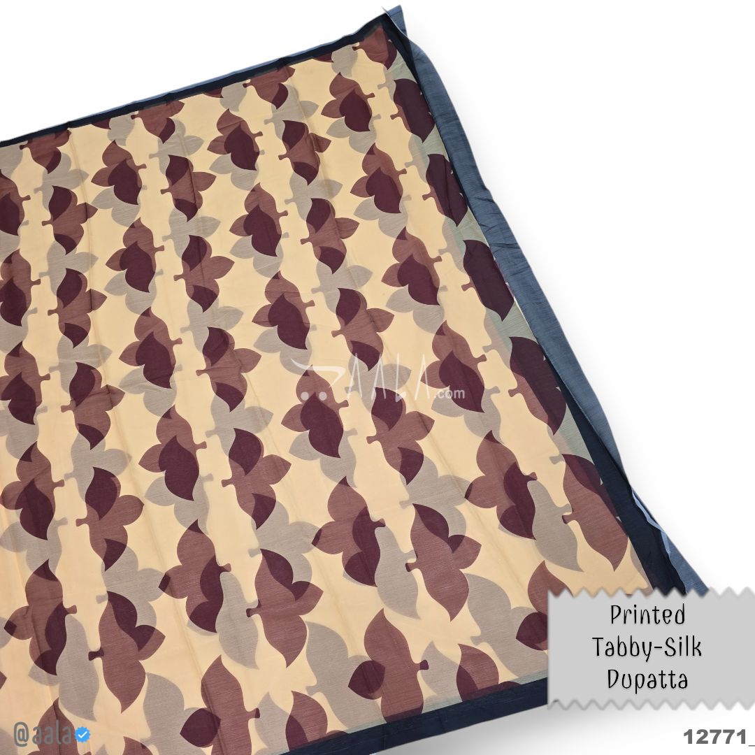 Printed-Tabby Chiffon Blend Dupatta-32-Inches PRINTED 2.25-Metres 