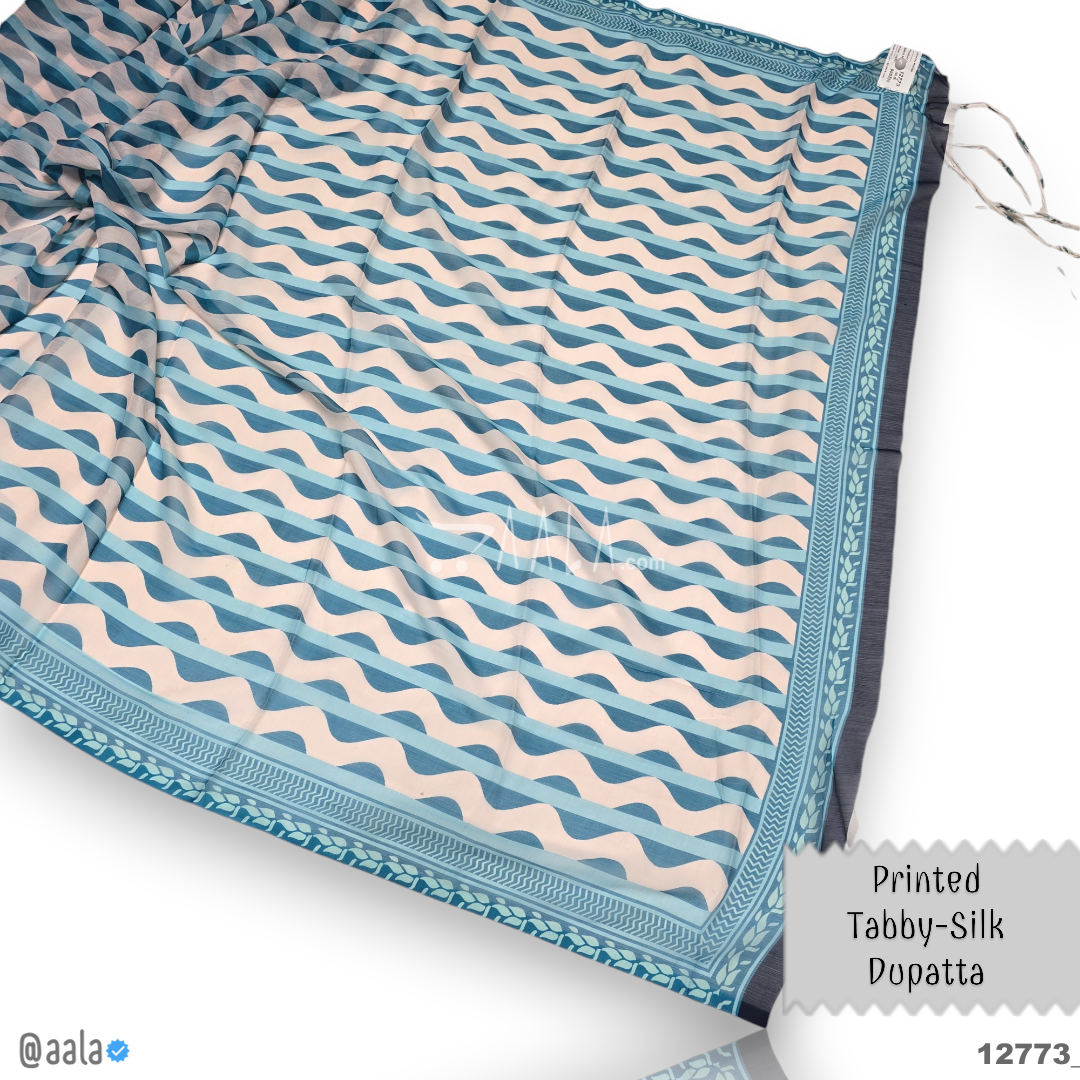Printed-Tabby Chiffon Blend Dupatta-32-Inches PRINTED 2.25-Metres 