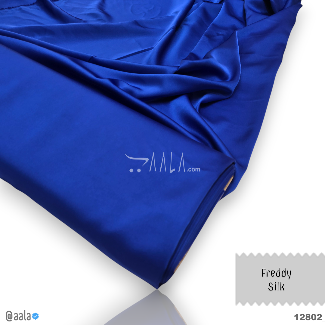 Freddy Silk Blend 58-Inches BLUE Per-Metre 