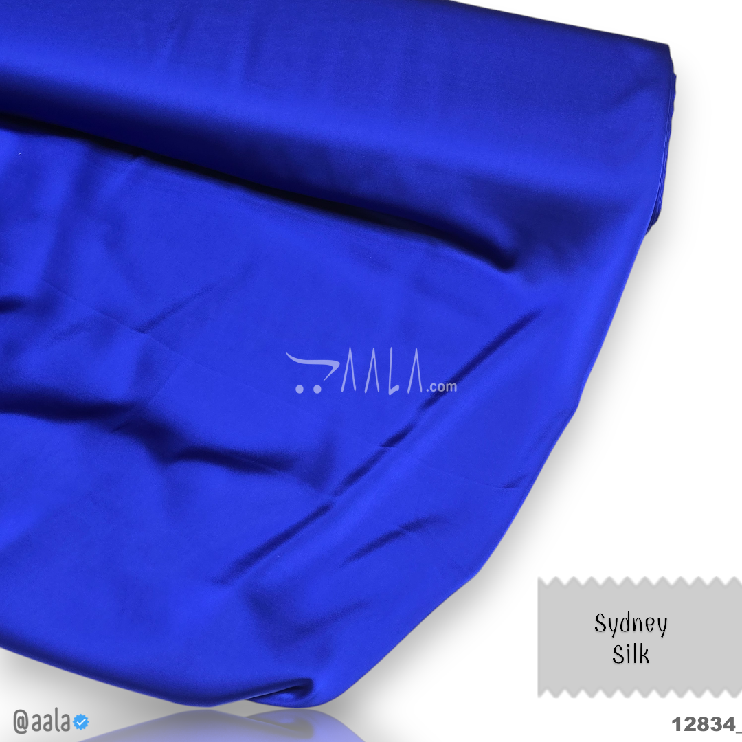 Sydney Silk Blend 58-Inches BLUE Per-Metre 