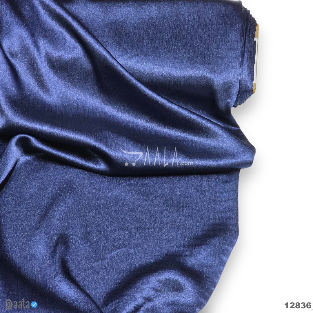 Creta Silk Blend 58-Inches BLUE Per-Metre 