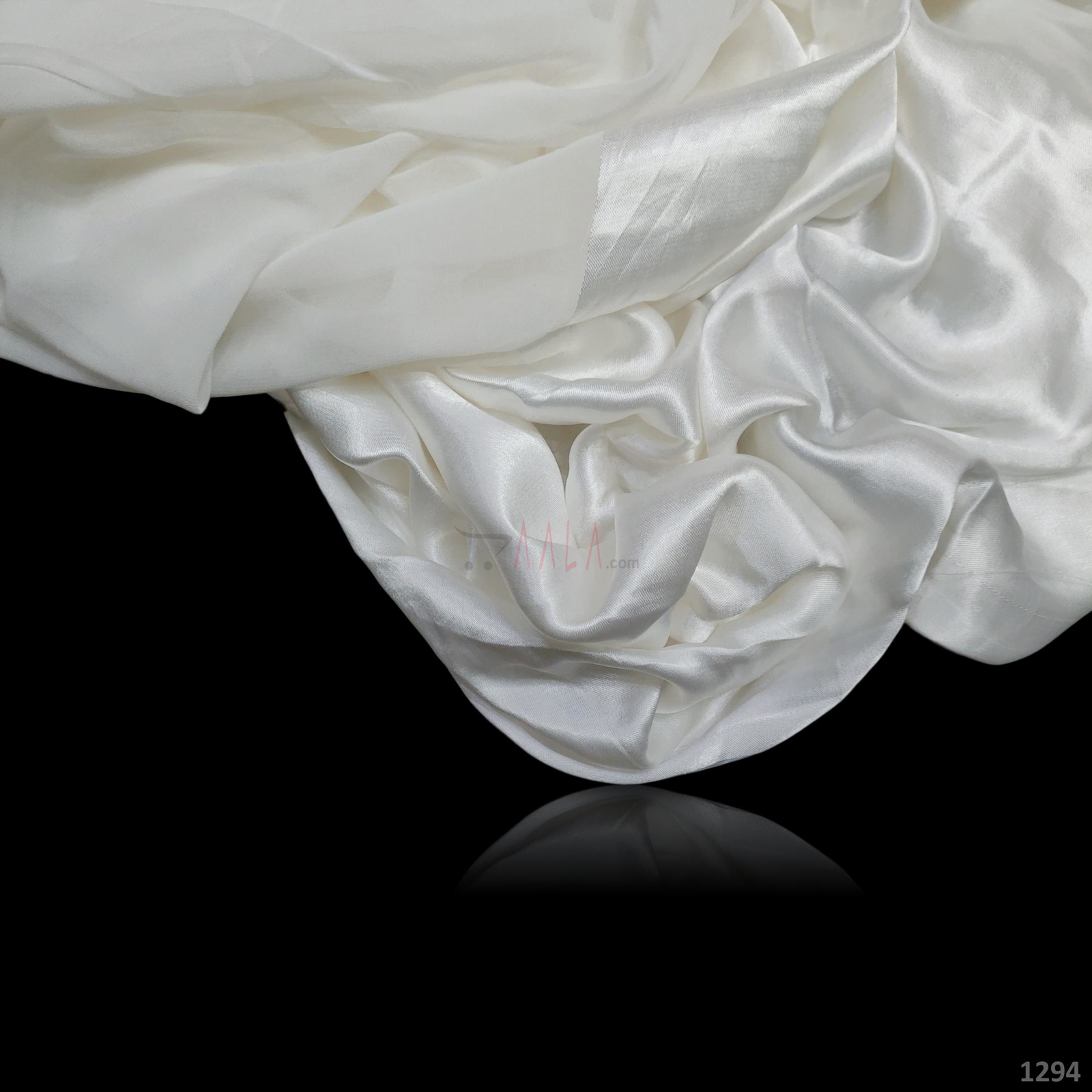 Half Georgette Satin Viscose 44 Inches Dyeable Per Metre 