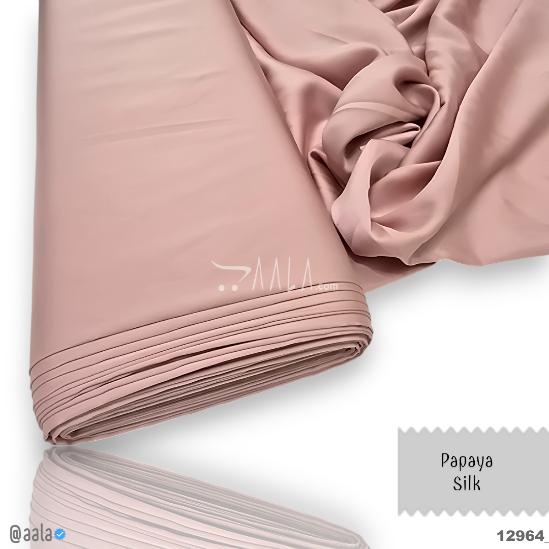 Papaya Silk Blend 58-Inches PEACH Per-Metre 
